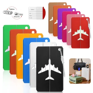 Unique Aluminum Travel Luggage Tag