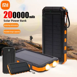 200,000mAh Large Capacity Solar Power Bank