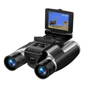 12X32 HD Binoculars with 12X Optical Zoom and Built-In 48 MP Camera