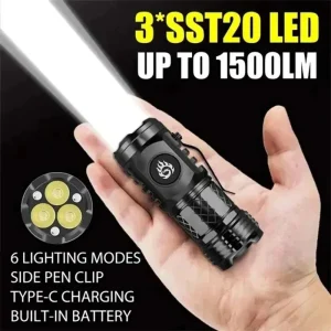 Super Bright LED Rechargeable Waterproof mini-Light