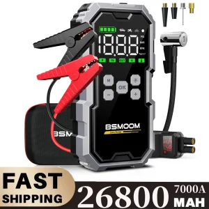 Car Battery Emergency Booster and Air Pump