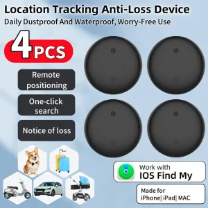 4 pieces of Smart iTag which works with iOS Find My APP