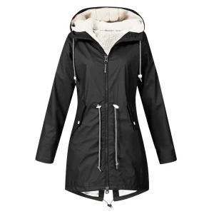 Women's Outdoor Windproof And Waterproof Hooded Jacket