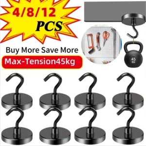 Magnetic Hooks that holds up to 100Lbs for Cruise Cabins